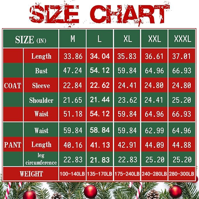 VeMee Santa Claus Costume for Men, 9PCS Christmas Santa Suit Adult Men Deluxe Velvet Professional Santa Suit Outfit - Image 3